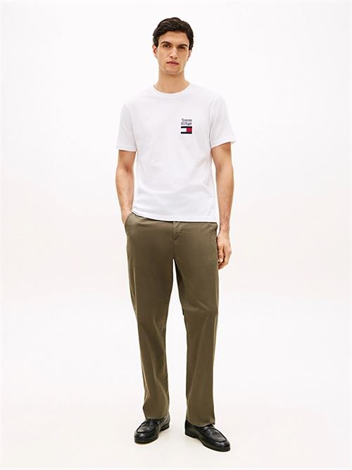 brand love text stack tee TOMMY HILFIGER | MW0MW42367YBR